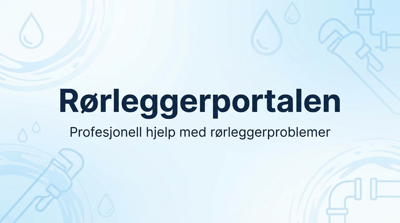 Rørleggerportalen - Profesjonell hjelp med rørleggerproblemer